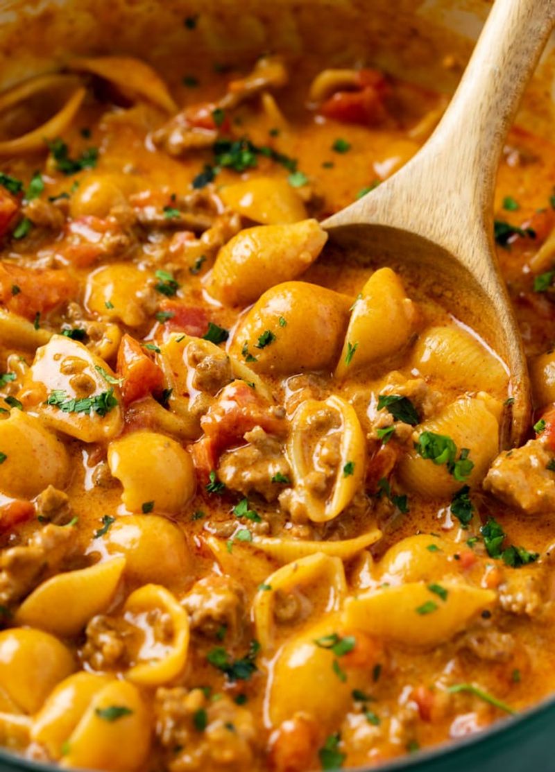 Cheesy Taco Pasta