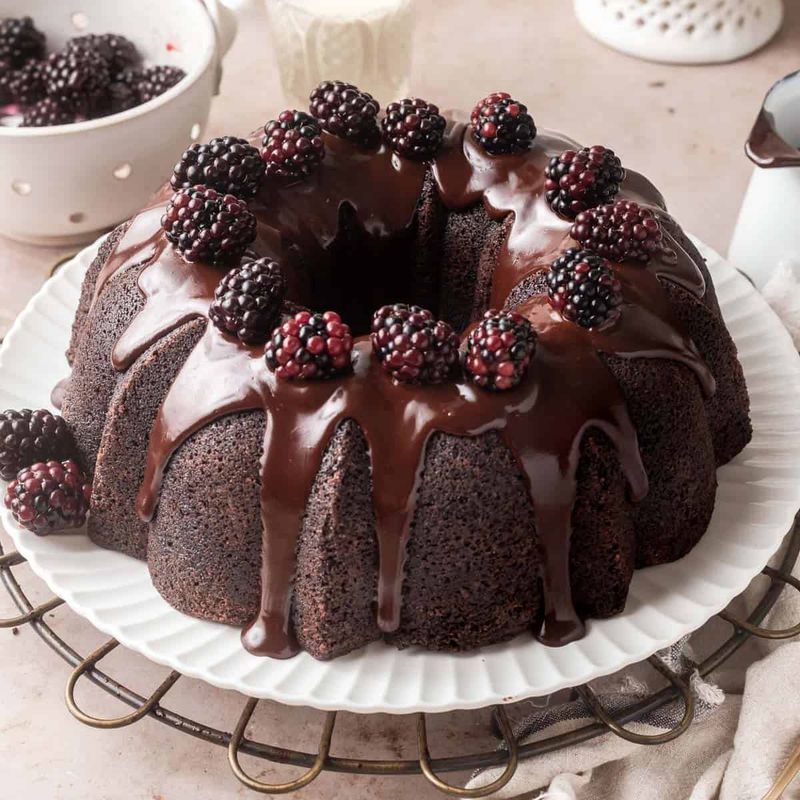 Chocolate Bundt Cake with Sour Cream