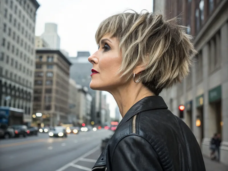Choppy Textured Bob