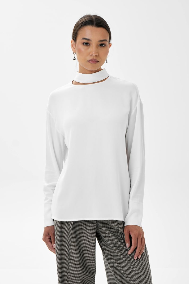 Chunky Sweater with Tailored Pants