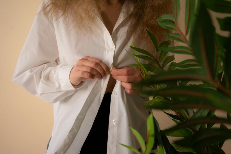 Classic White Button-Down Shirt