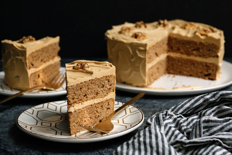 Coffee & Walnut Cake
