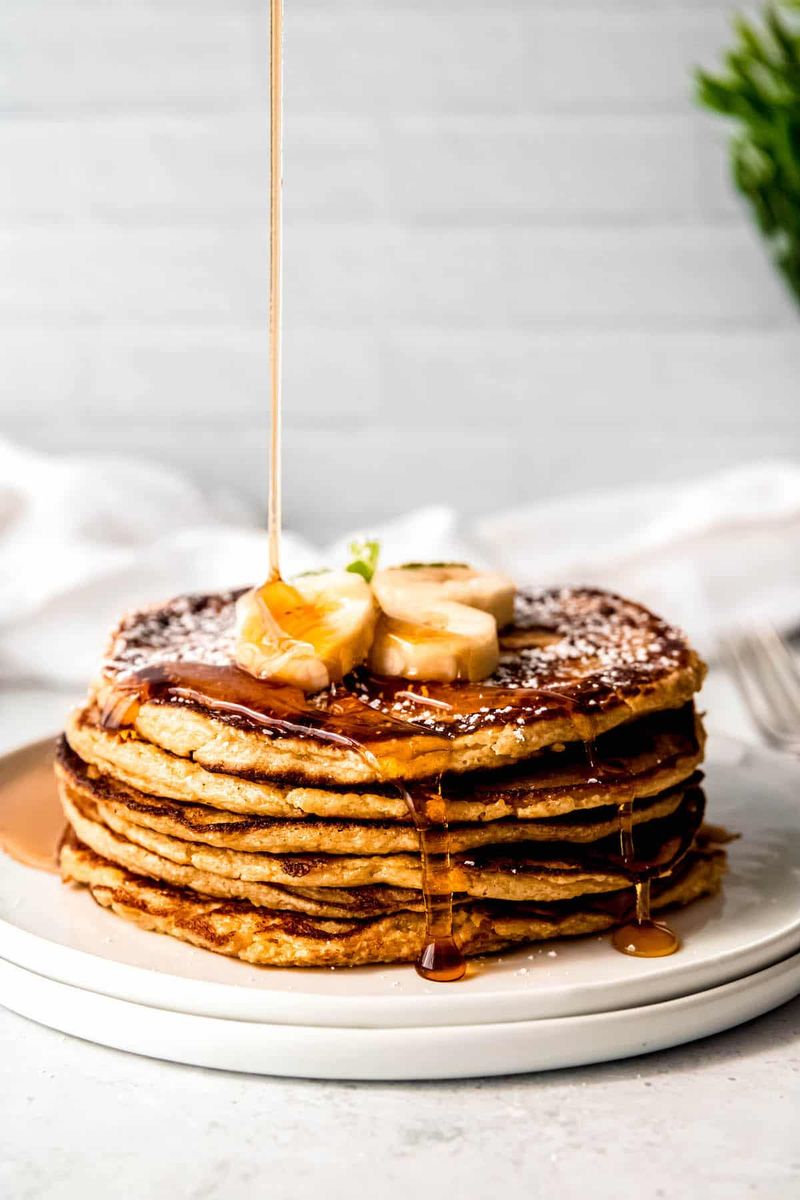Cottage Cheese Pancake Bites
