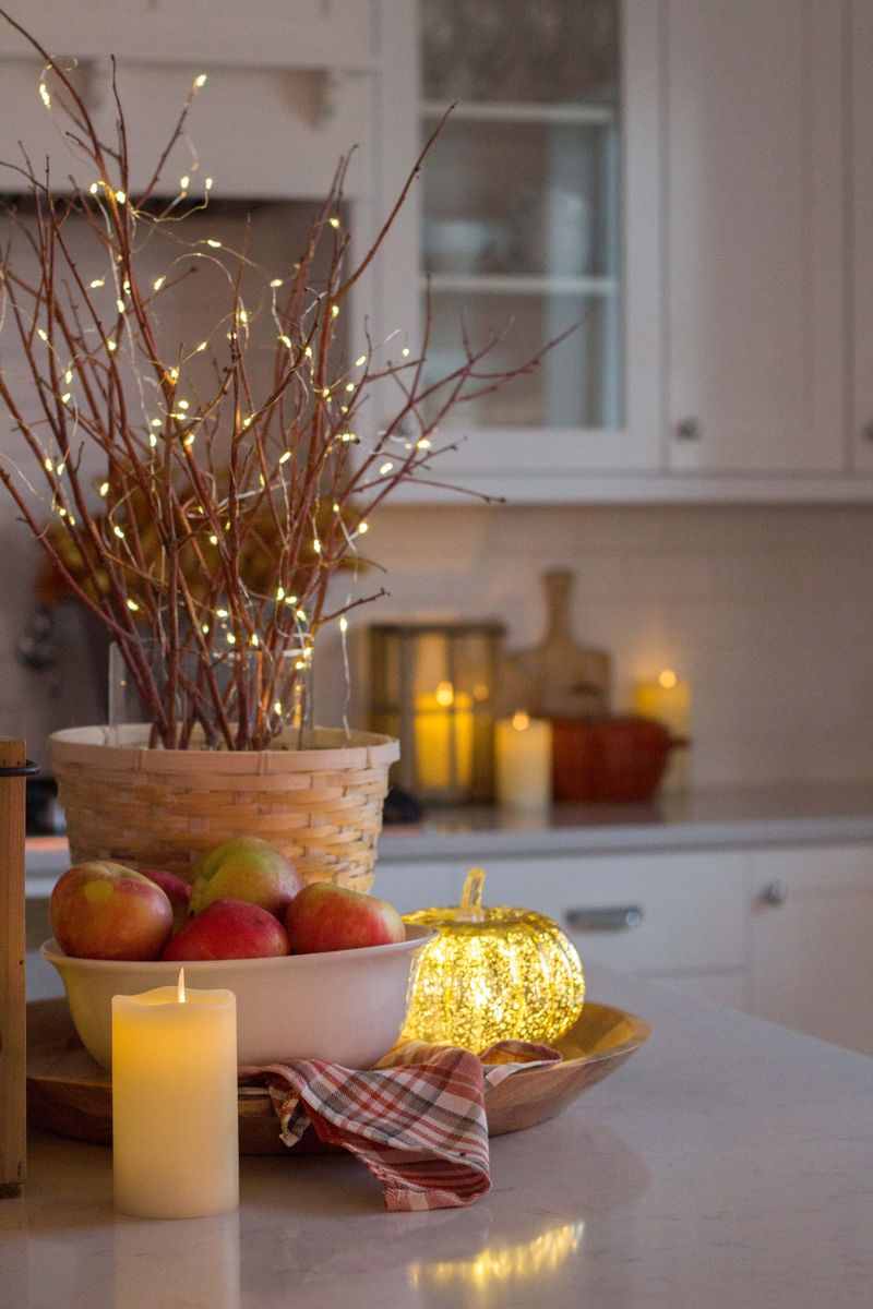 Cozy Candle Display