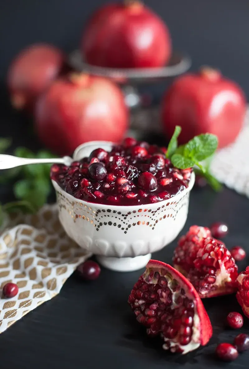 Cranberry and Pomegranate Relish