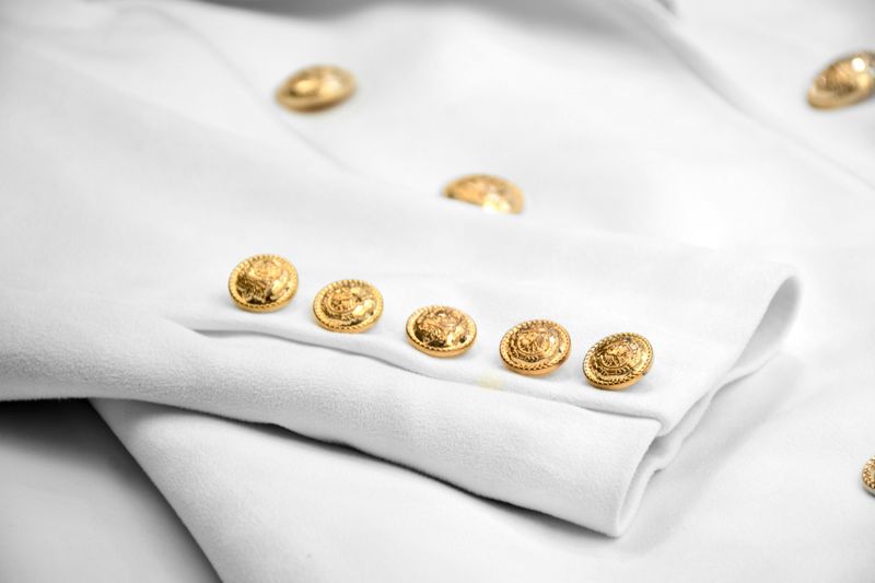 Crisp White Button-Down Shirt