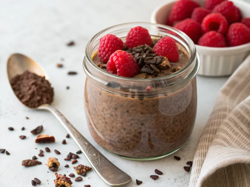 Dark Chocolate Chia Pudding