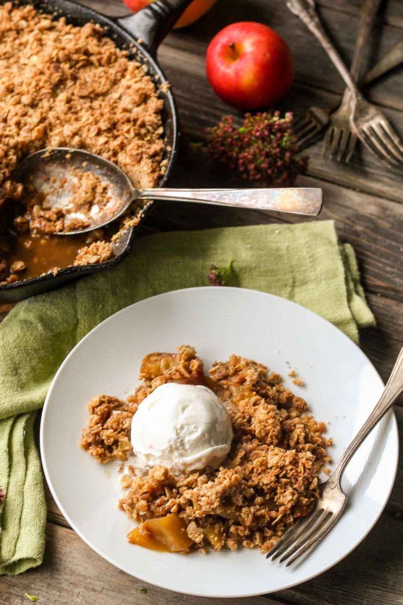 Dessert: Brown Butter Apple Crisp
