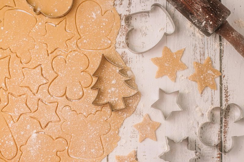 Dip Cookie Cutters in Flour Before Cutting Dough