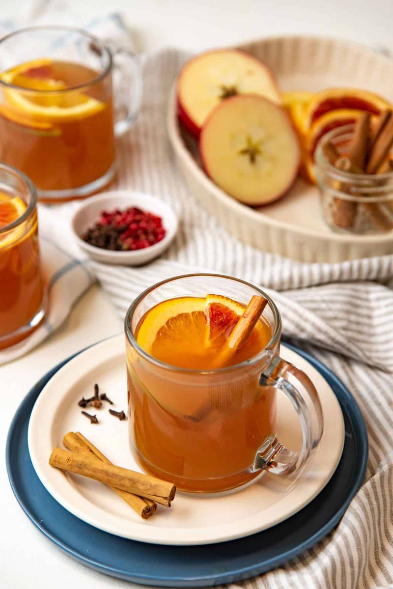 Drink: Hot Spiced Cider with Orange & Cinnamon