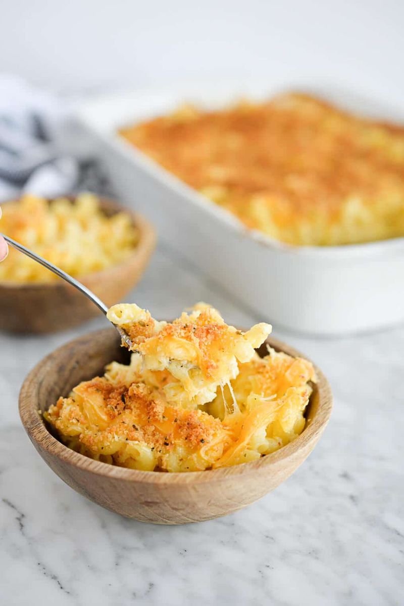 Dump-and-Bake Mac & Cheese