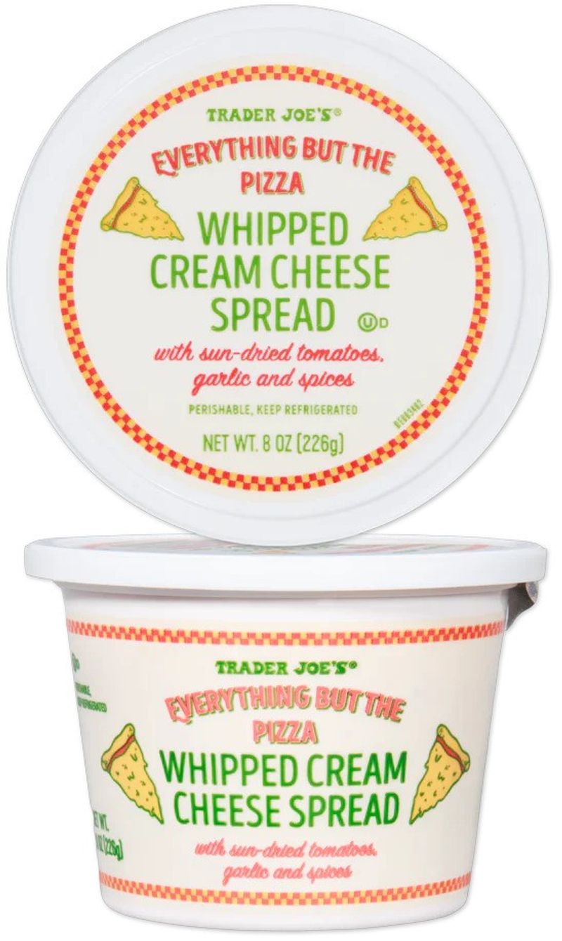 Everything But the Pizza Whipped Cream Cheese Spread