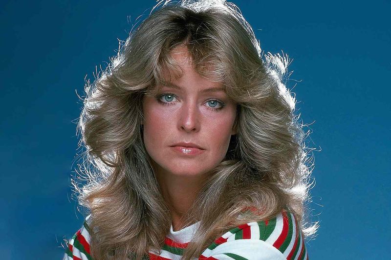 Farrah Fawcett's Feathered Layers