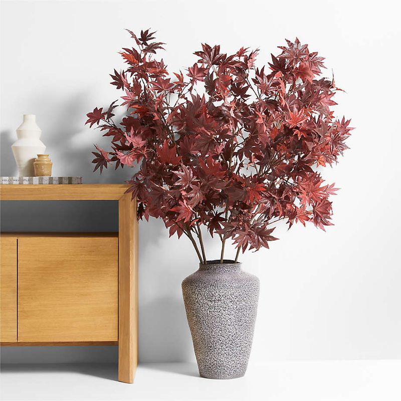 Faux Japanese Maple Stem & Fall Foliage