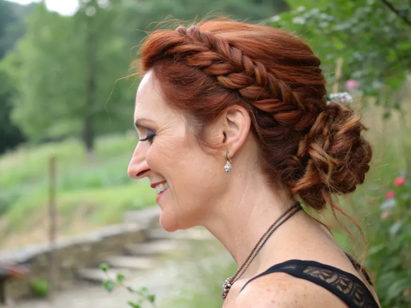Fishtail Braid Updo