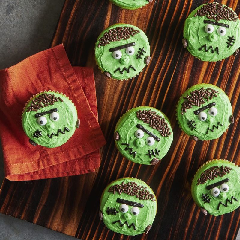 Frankenstein Cupcakes