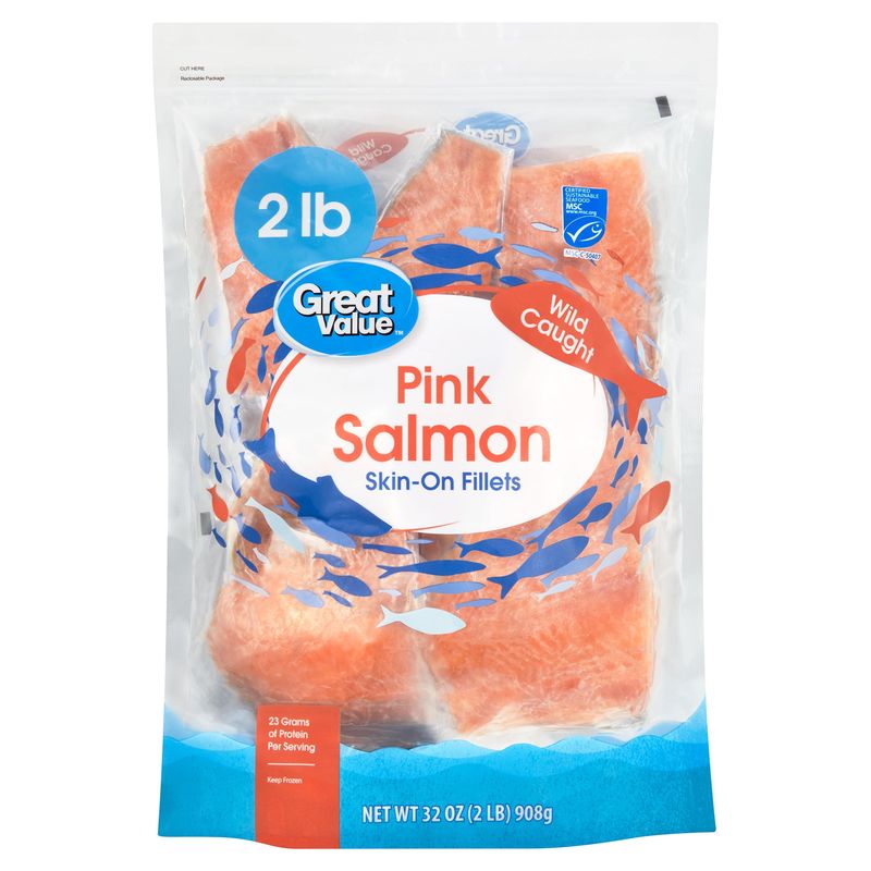 Frozen Wild-Caught Salmon Fillets