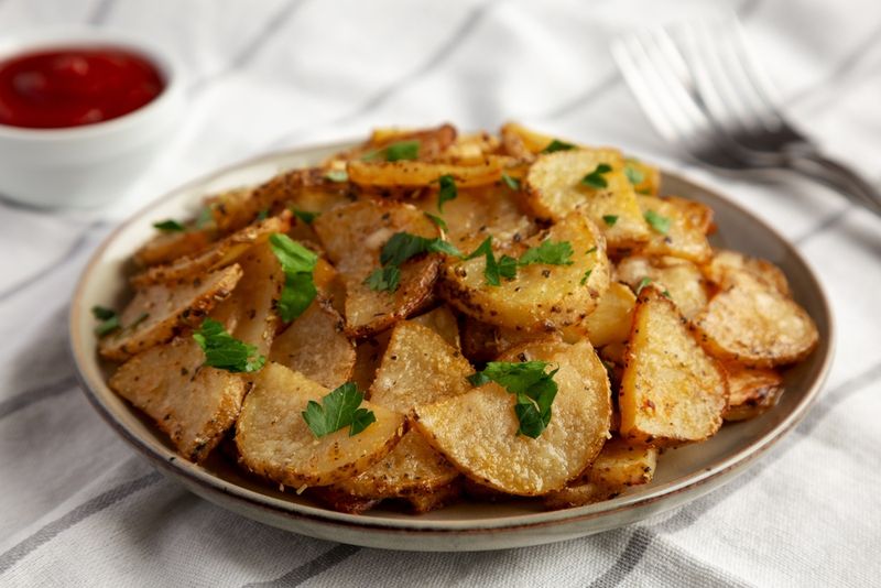 Garlic Parmesan Roasted Potatoes