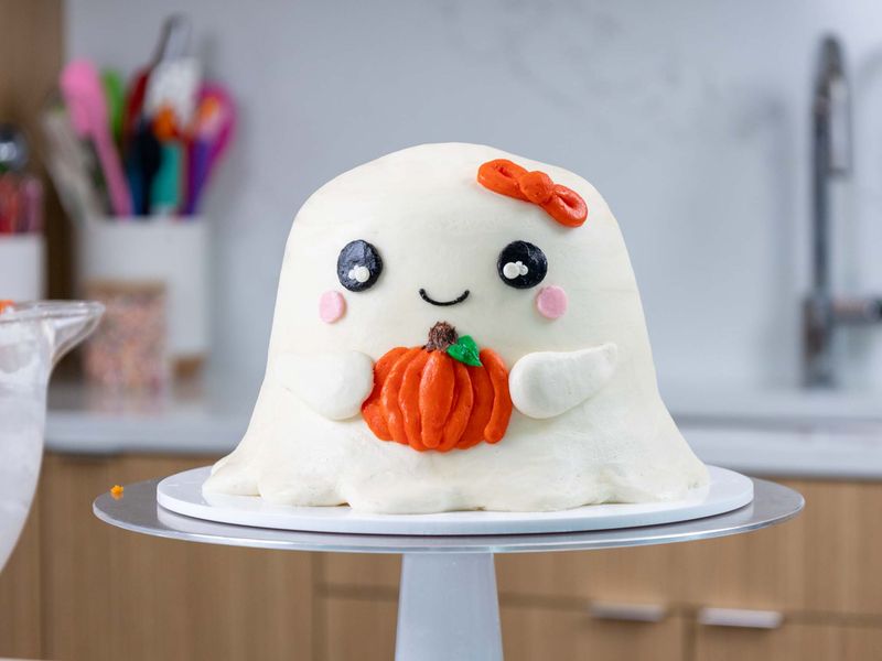 Ghost Sheet Cake