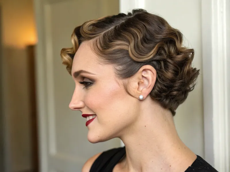 Glamorous Finger Waves