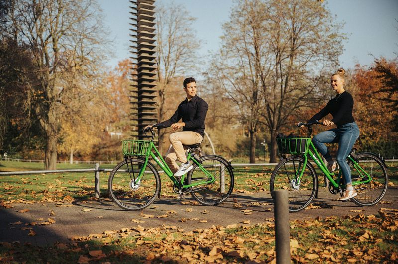 Go for a Bike Ride Together in Crisp Autumn Air