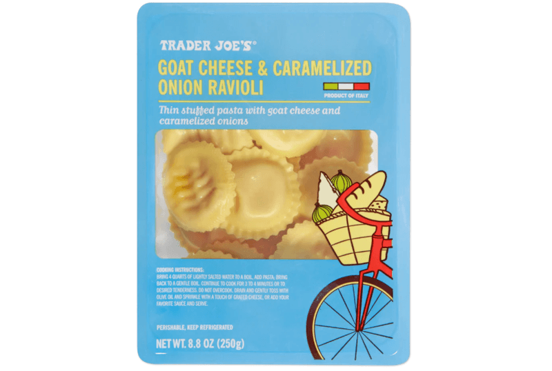 Goat Cheese and Caramelized Onion Ravioli