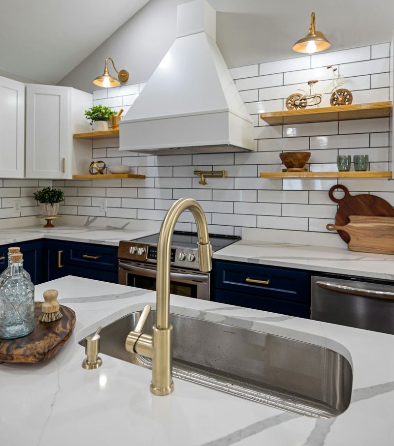 Gold-Finished Cabinet Hardware