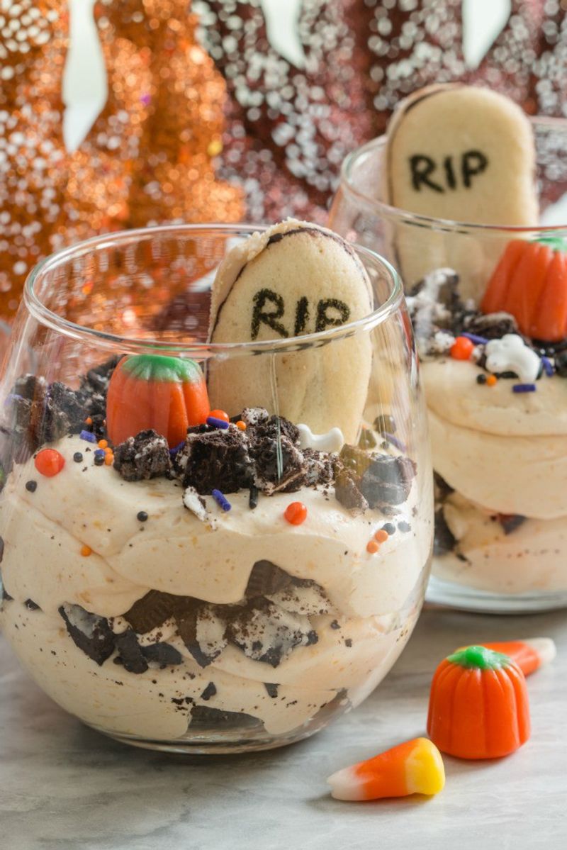 Graveyard Pudding Parfaits