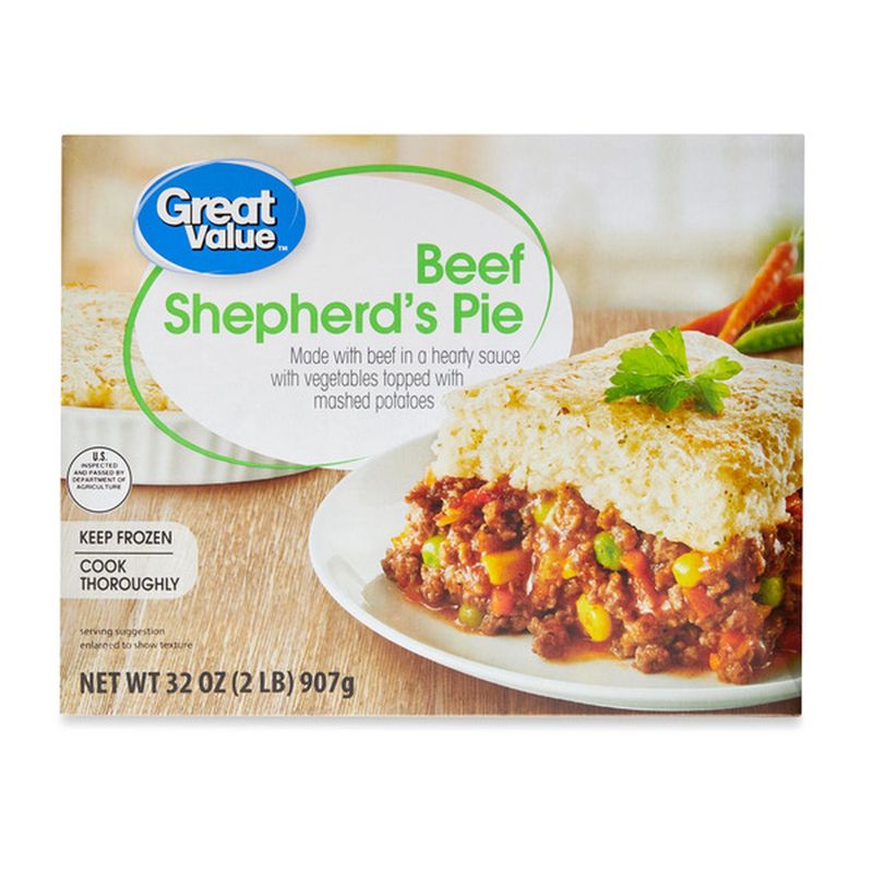 Great Value Beef Shepherd's Pie