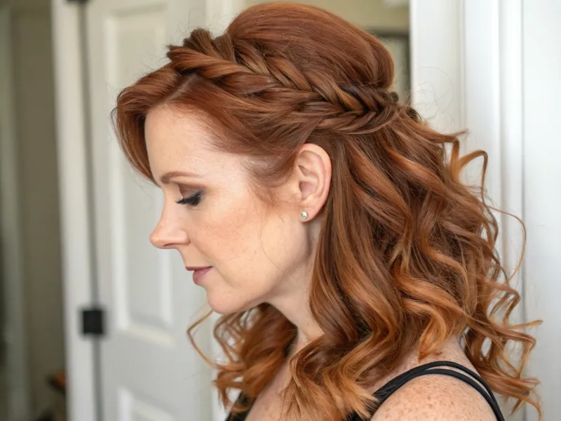 Half-Up Half-Down with Volume Boost
