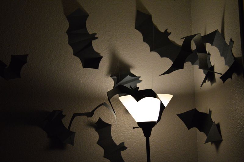 Hanging Bat Swarm