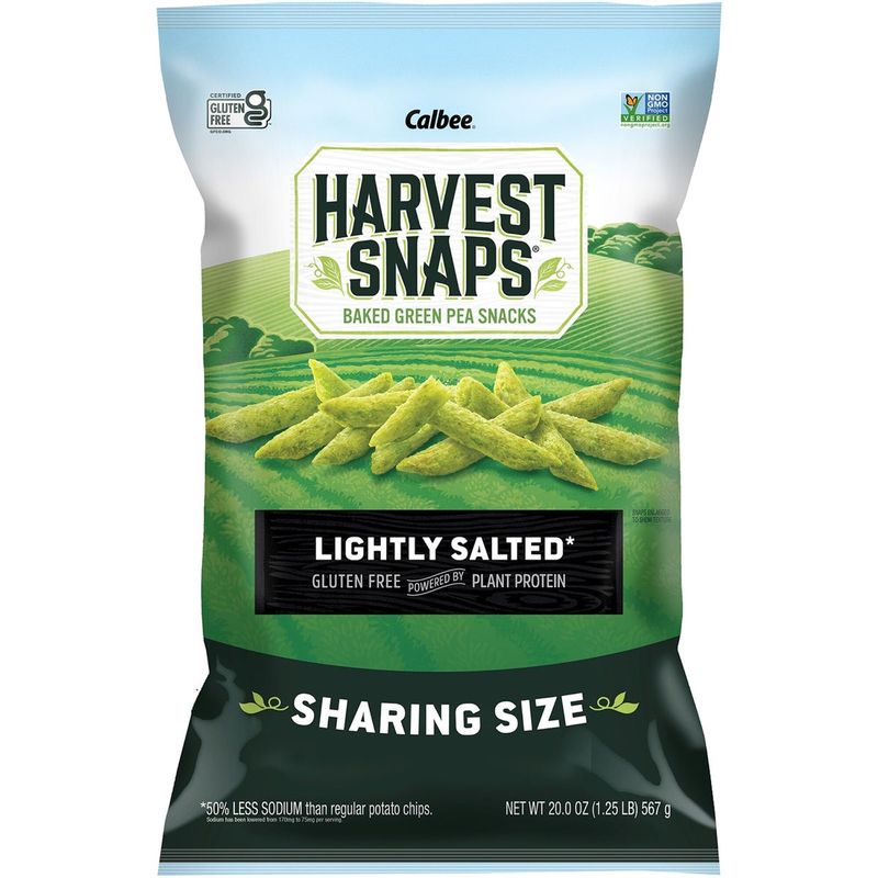 Harvest Snaps Green Pea Crisps