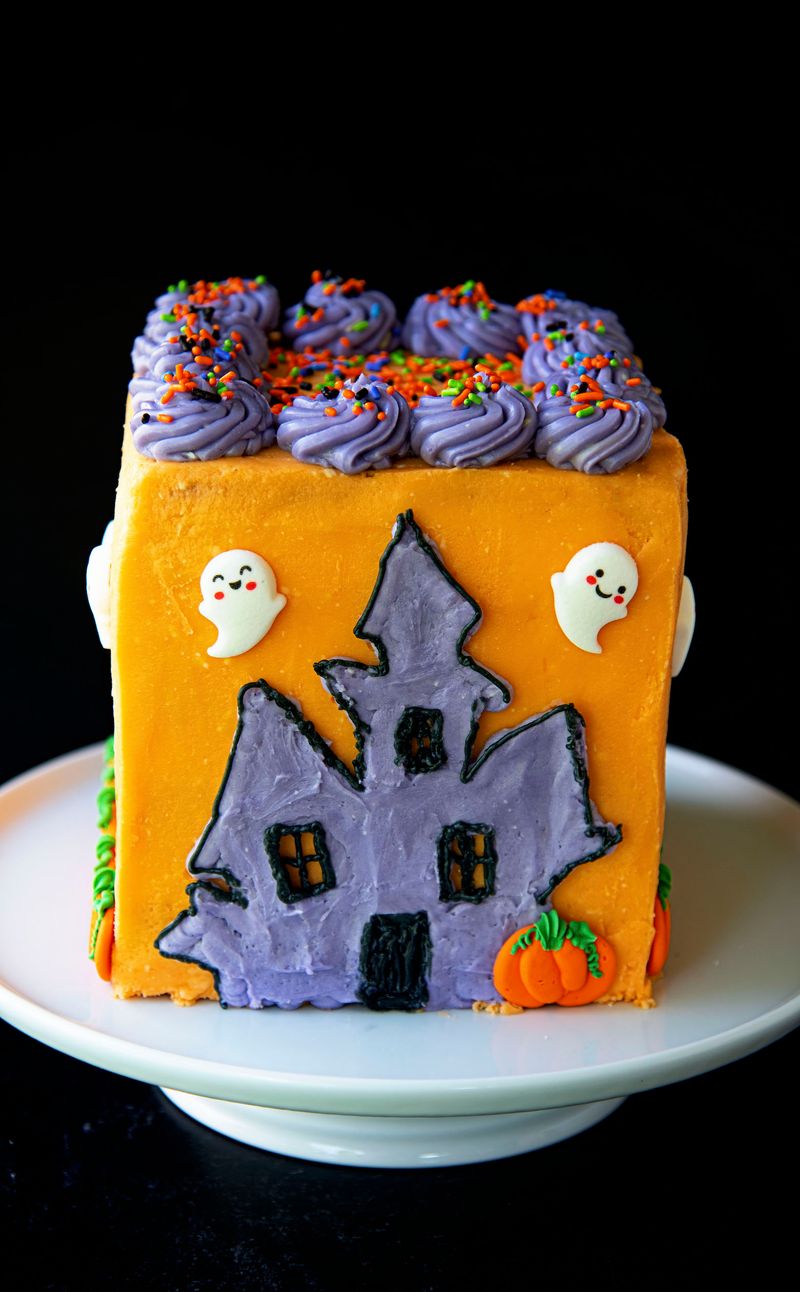 Haunted House Layer Cake