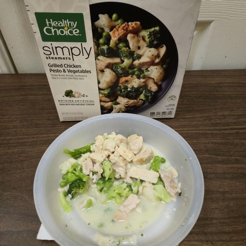 Healthy Choice Simply Steamers Grilled Chicken Pesto & Vegetables