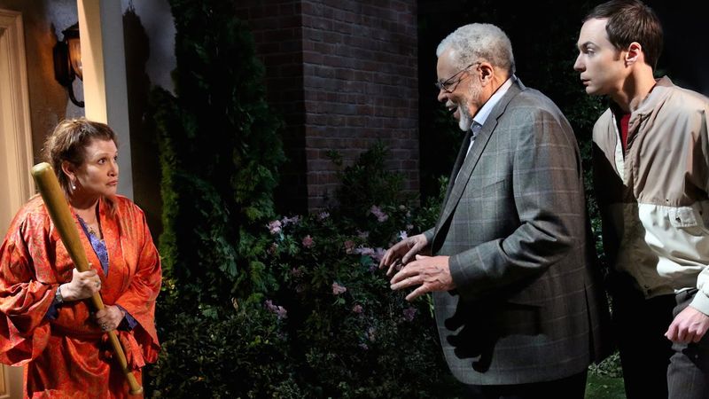 James Earl Jones & Carrie Fisher (The Big Bang Theory)