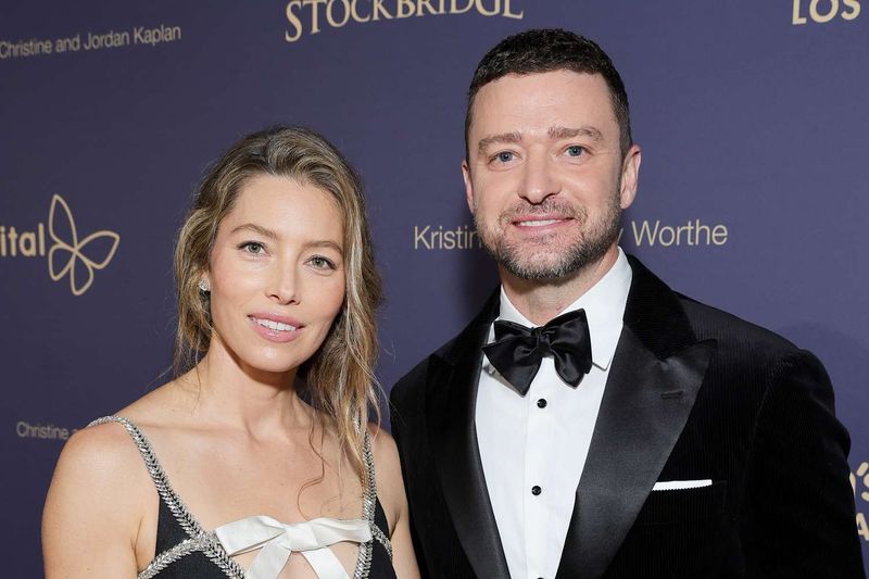 Justin Timberlake and Jessica Biel