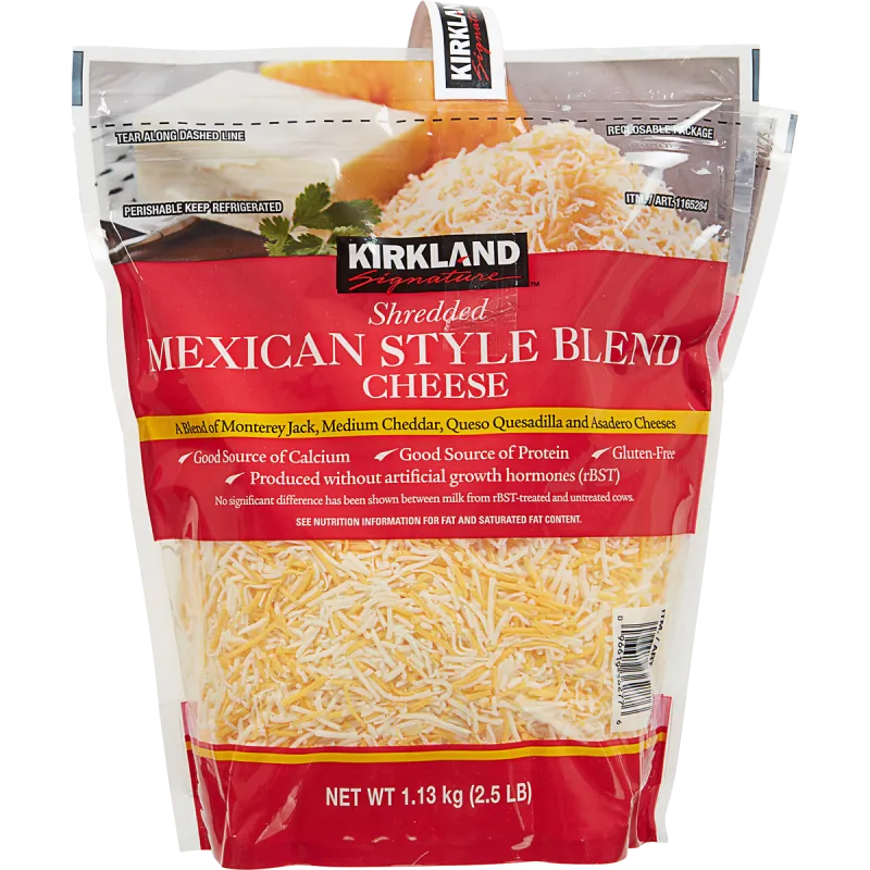 Kirkland Shredded Mexican-Style Cheese
