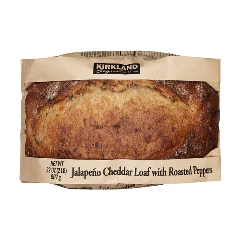 Kirkland Signature Jalapeño Cheddar Loaf with Roasted Peppers