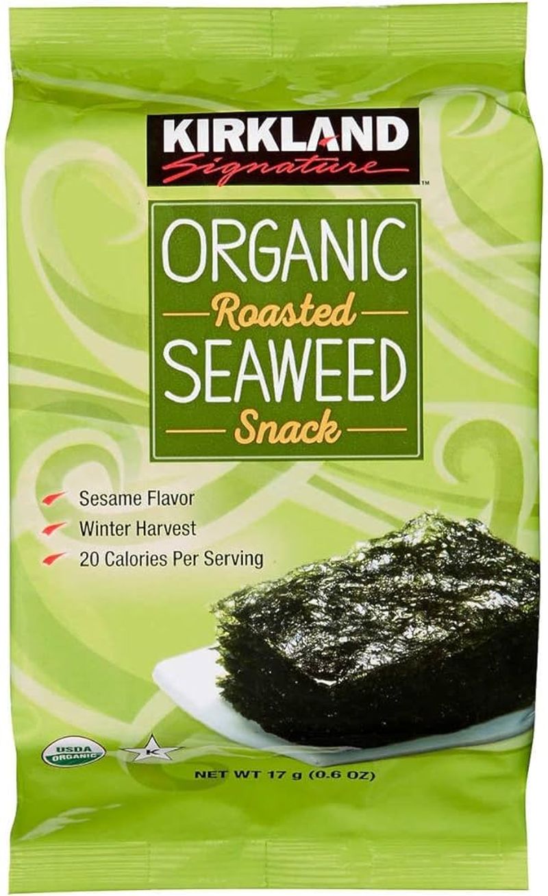 Kirkland Signature Organic Roasted Seaweed