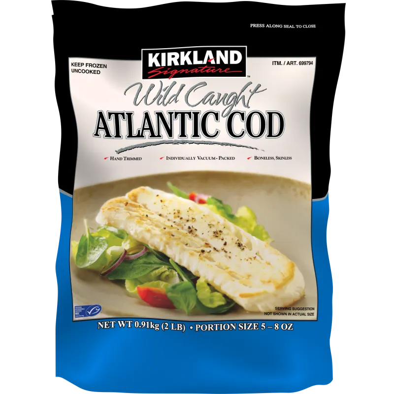 Kirkland Signature Wild Alaskan Cod Fillets