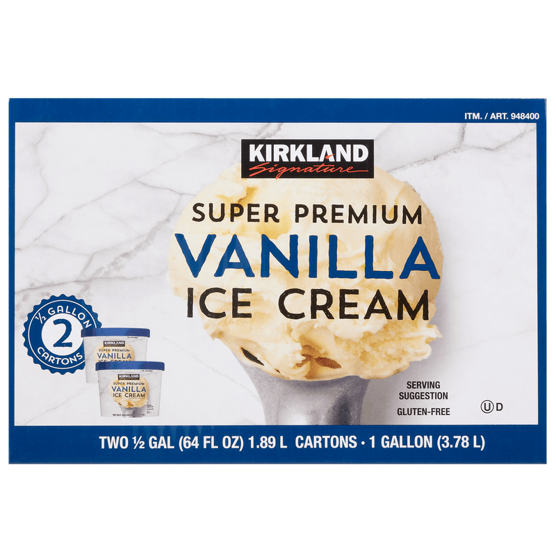 Kirkland Super Premium Vanilla Ice Cream