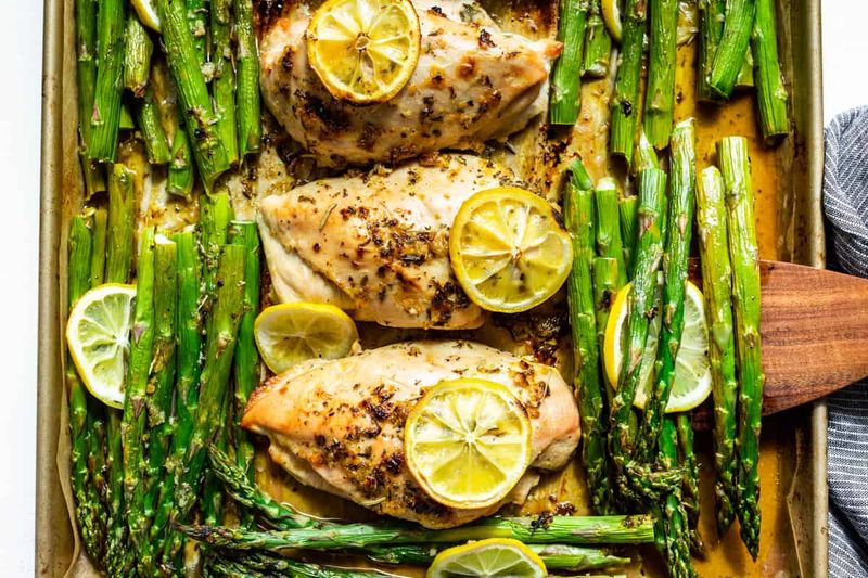 Lemon Herb Chicken with Asparagus