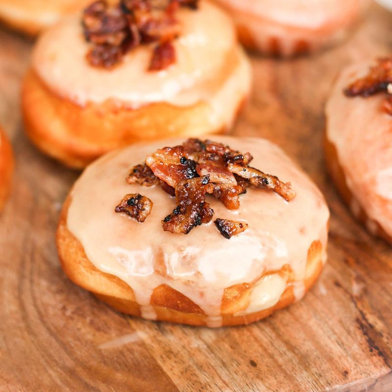 Maple Bacon Donuts