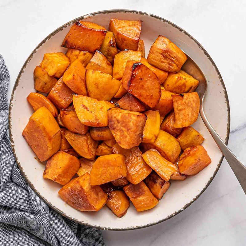 Maple Roasted Sweet Potatoes
