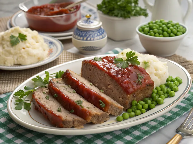 Meatloaf and Mashed Potatoes