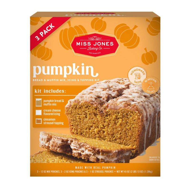 Miss Jones Organic Pumpkin Bread & Muffin Mix 