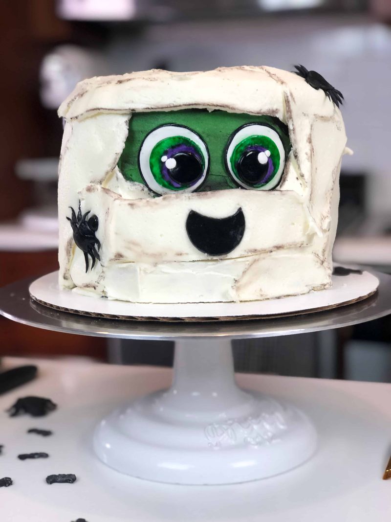 Mummy Wrapped Cake