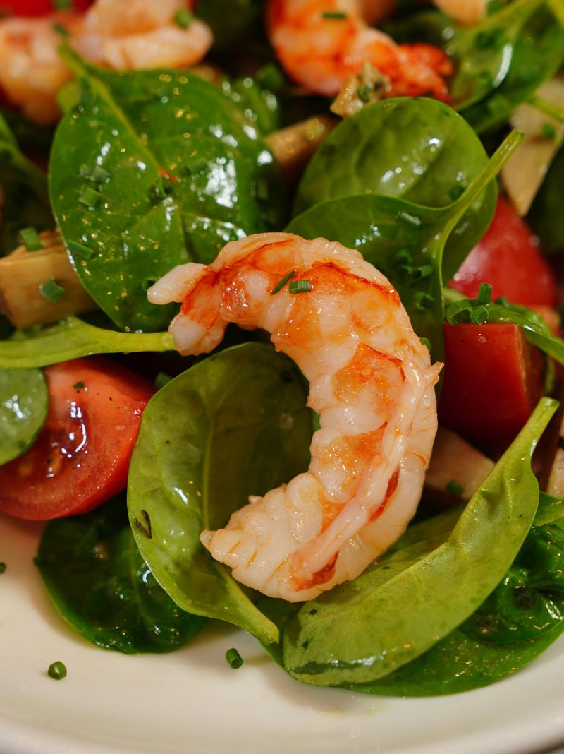 One-Pot Garlicky Shrimp & Spinach