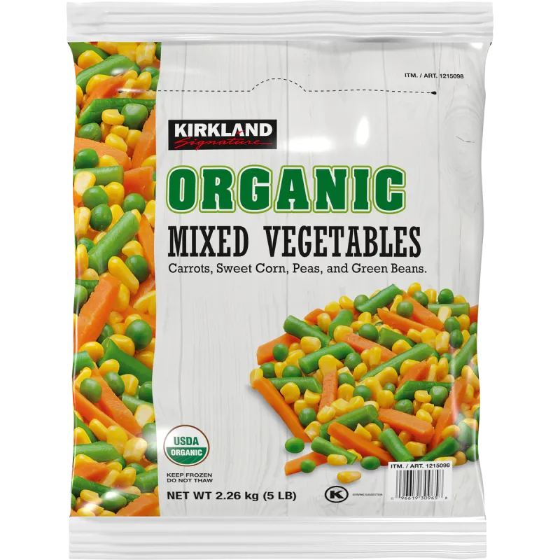Organic Frozen Mixed Vegetables