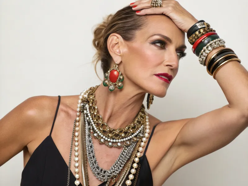 Overaccessorizing With Too Many Statement Pieces